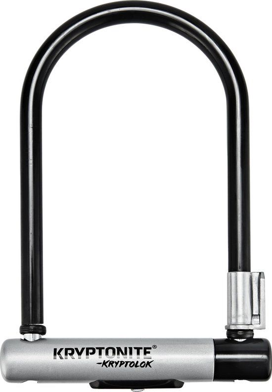 Kryptonite Kryptolok ATB Beugelslot - 12,7 x 22,9 cm - Zwart/Zilver