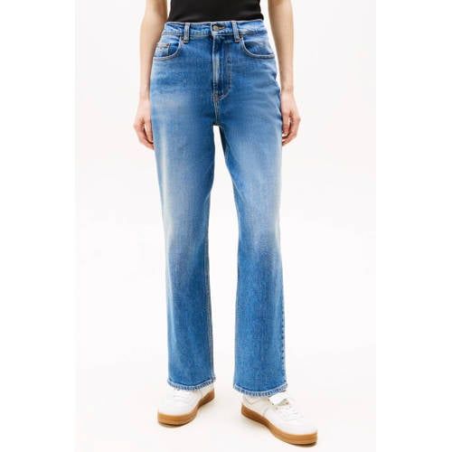 Tommy Jeans Straight Leg Jeans Medium Blue Denim