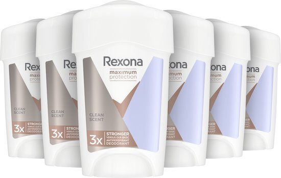 Rexona Deodorant Stick Women Maximum Protection Clean Scent *bestekoop Voordeelverpakking 6x45ml