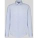 Seidensticker Herenhemd - Slim Fit - Kent Kraag - Lange Mouwen - Katoen - Blauw