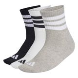 Adidas Chaussettes mi-hautes 3-Stripes (x3)