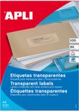 Agipa Weerbestendige transparante etiketten, 210 x 297 mm