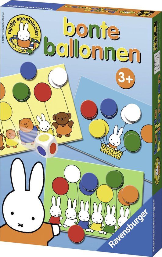 Ravensburger Nijntje Bonte Ballonnen - Leerspel - Educatief spel - 3+ jaar