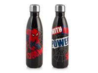 H&h Spiderman Black Marvel Thermosfles van roestvrij staal, 0,5 l