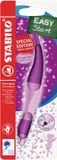 STABILO EASYoriginal 3D DreamWorld - Ergonomische rollerball - Rechtshandig - Blauwe inkt - Navulbaar - Roze