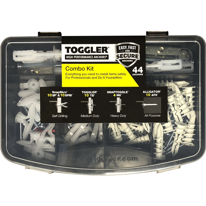 Toolstation Toggler assortimentsbox pluggen + schroeven 44-delig