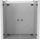 Mexen Lunar Duo porte de douche coulissante 170, transparent, noir - 834D-170-000-70-00