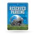 Rico Industries NFL Fan Shop 8,5-inch door 11-inch metalen parkeerbord decor