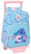 Safta Stitch Waves 10l Sac à dos à roulettes Bleu Enfants