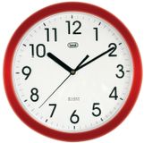 Trevi OM3301 Quartz Clock Circle Red, White