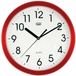 Trevi OM3301 Quartz Clock Circle Red, White