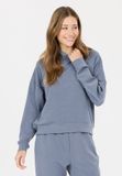 ENDURANCE Sweatshirt Jade Dames Blauw Polyester/Elastaan 36
