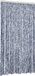 vidaXL Rideau anti-mouches 100x230 cm chenille bleu et blanc