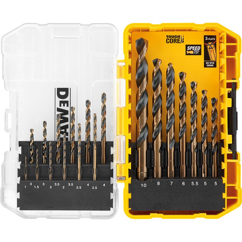 Dewalt DT70728-QZ Metaalborenset - 19-delig - Tough Case