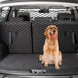 Famanu Hondenautobarrière - 120 x 70 cm - Verstelbaar veiligheidsnet