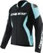 Dainese Racing 5 Femme Noir Bleu Clair Cuir Veste de moto - Taille 44