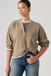 Levi's Dry Goods Relaxed Henley à manches longues - Femme - XS - Beige / Taupe Gray Heather