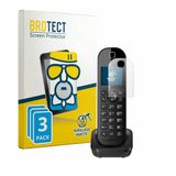BROTECT - Screenprotector voor Panasonic KX-TGC463 - Folie Beschermfolie Beschermglas matte 3 Stuks