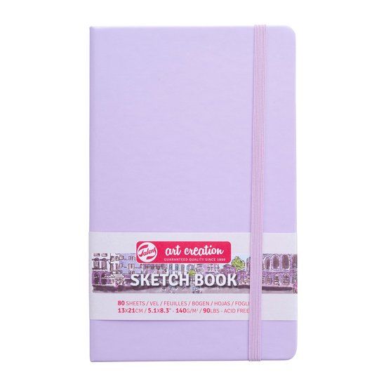 Talens Art Creation Schetsblok 13x21cm - 80 vellen - Pastel violet