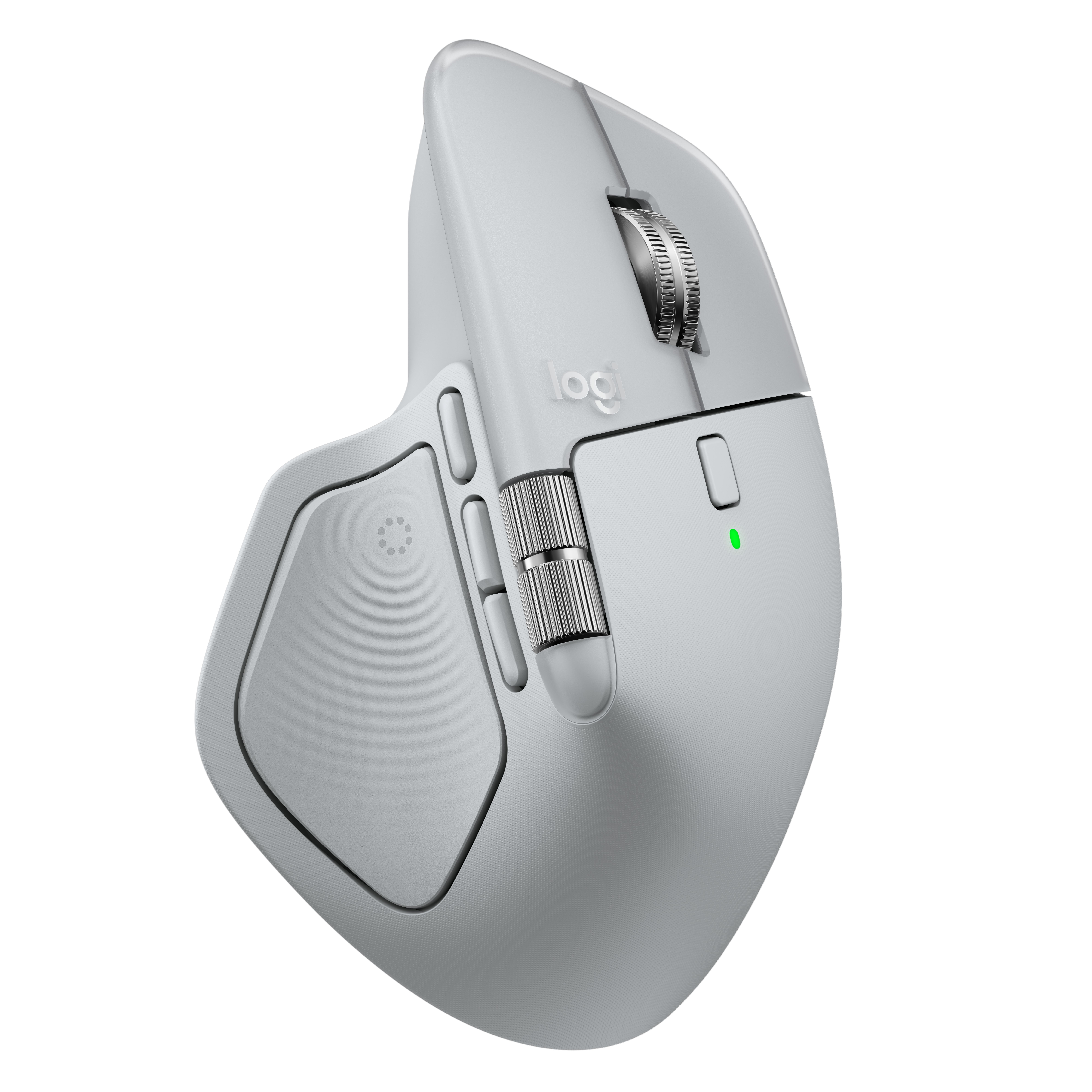 Logitech MX Master 4 Draadloze Muis - Rechtshandig - 8000 DPI - Pale Grey