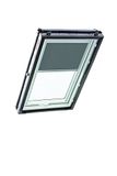 Origineel Roto Origineel Rolo Exclusiv ZRE - Zilveren Geleiderail - Daglichtrolgordijn voor Roto Dakvensters Serie Designo R4/R7 en Classic 43/73 - Maat 114/118 | 11/11 - Stofkleur Donkergrijs