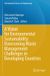 A Springer Environmental Science and Engineering-A Vision for Environmental Sustainability: Overcoming Waste Management Challenges in Developing Countries Paperback