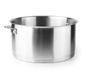 Lacor - 56616 - behuizing voor combi-kookpan, roestvrij staal 18/10, aluminium, 1,5 l, thermosandwichbodem, stapelbaar, geschikt voor inductie, vaatwasmachinebestendig, ovenbestendig, Ø 16 cm
