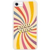 Apple iPhone SE Good vibes Verstevigd hoesje met sublimatie bedrukking