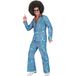 W WIDMANN MILANO Party Fashion - Kostuum jaren 60-pak, jas en broek, hippie, reggae, flower power, disco fever, slagmove