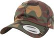 Flexfit - Low Profile Cotton Twill Green Camo Baseball Cap