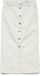 Vero Moda VMWILD High Waist Lange Denim Rok Snow White