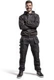 Blåkläder Service Werkbroek met Stretch en Spijkerzakken 1496-1330 - Zwart/Donkergrijs - C152