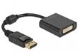 Delock 61008 video kabel adapter 0,15 m DisplayPort DVI-D Zwart