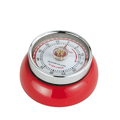Zassenhaus Timer Snelheid in Metaal, Rood