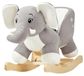 Olifant Cheval à bascule pour tout-petits, Gris