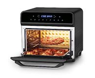 Ufesa Magnum Heteluchtfriteuse van 23L, Dubbele Verwarmingselementen, Energiezuinig, 8 Programma's, Spit, 1800W, Digitale Bediening, Temperatuur 230ºC, 6 Inbegrepen Accessoires, Metalen Behuizing