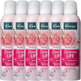 Kneipp Douche Foam Embrace Life - 6 x 200 ml - Voordeelverpakking