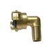RIEGLER K 304 hoekslang 360° draaibaar messing blank LW 25