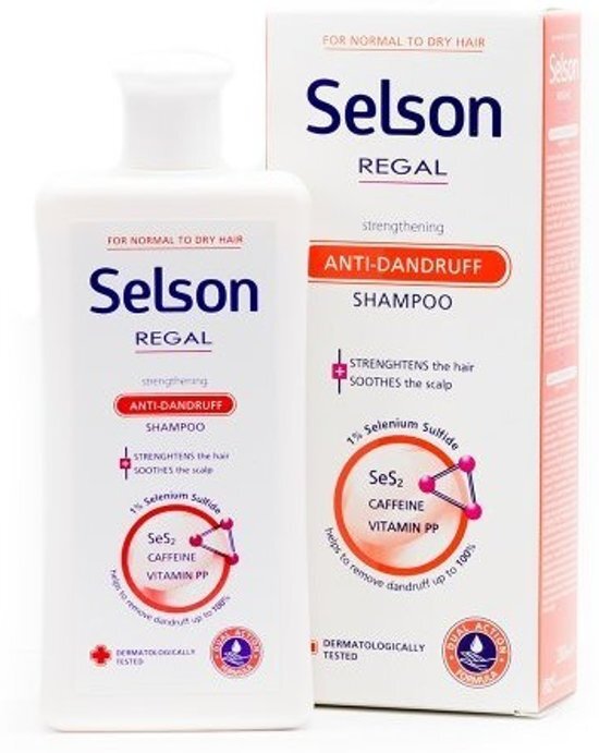 Rosa Impex Regal Selson ANTI-ROOS VERSTERKENDE Shampoo met 1% Selenium Sulfide voor Normale -en Droge haar 200ml