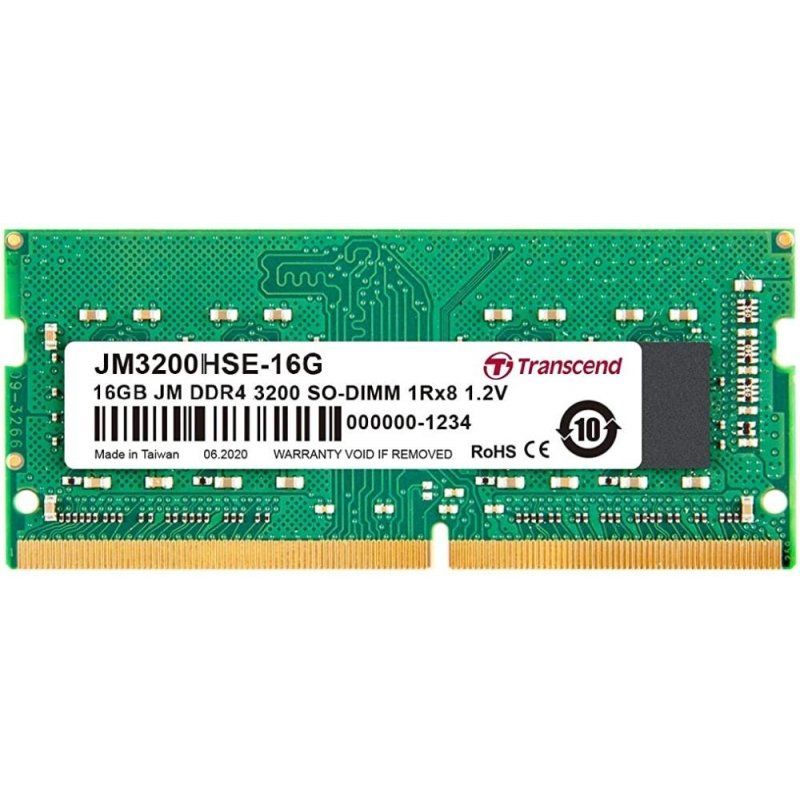 Transcend JetRam JM3200HSE-16G - 16GB DDR4 3200MHz Notebook Geheugen