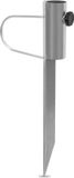 VONROC Zandanker – parasolhouder – 45 cm – geschikt voor stangdiameters tot 38 mm – verzinkt staal – ook geschikt voor droogmolens