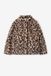 Sissy-Boy Bruine teddy jas met leopard print