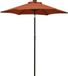 Prolenta Maison Exclusive Parasol met LED-verlichting, terracotta, 200x211 cm, aluminium