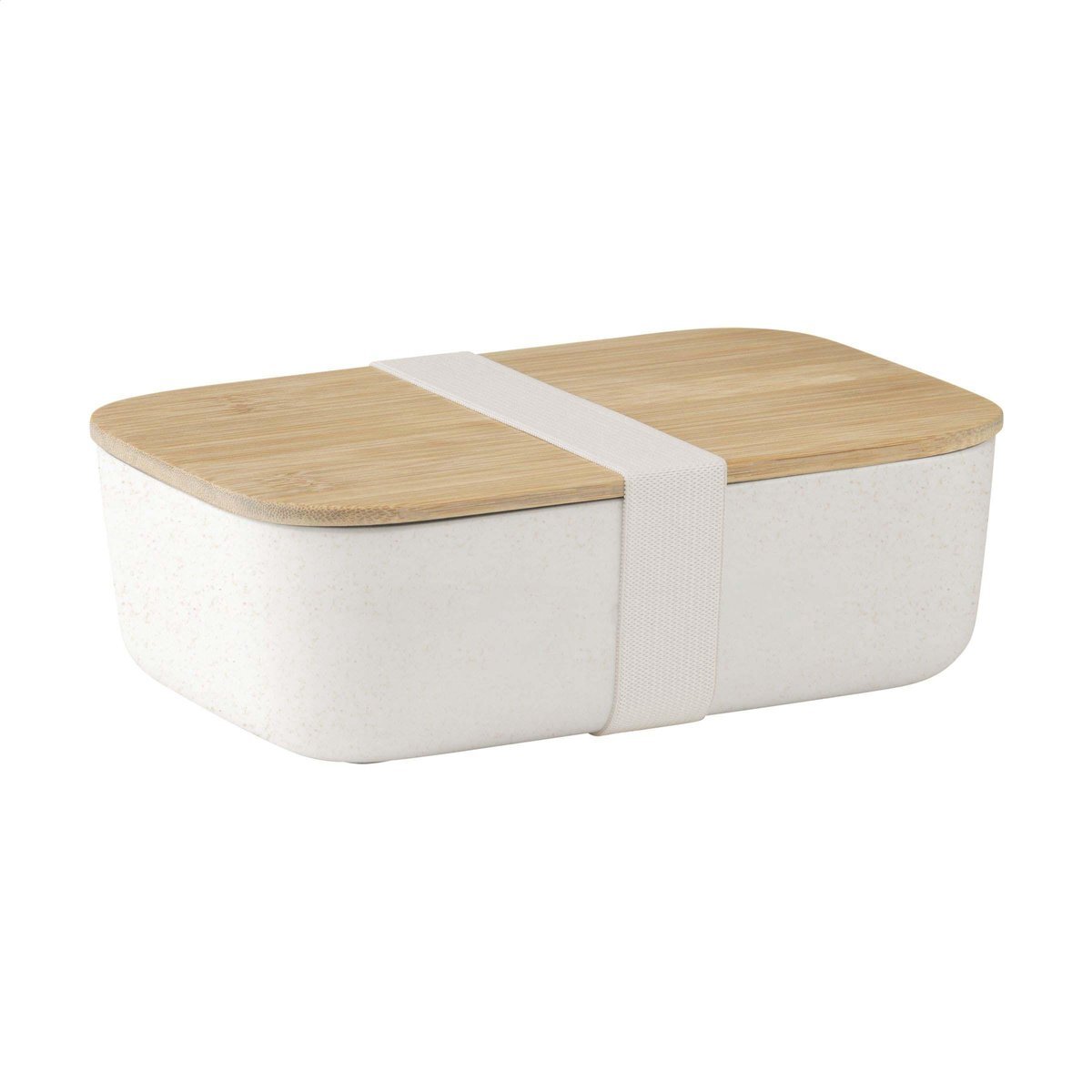 Retulp Eco Lunchbox - Met bamboe deksel - Wit Wit