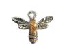 INNSPIRO NICE CHARMS hanger bijen geel en zwart, 15 x 13 mm, 25 stuks