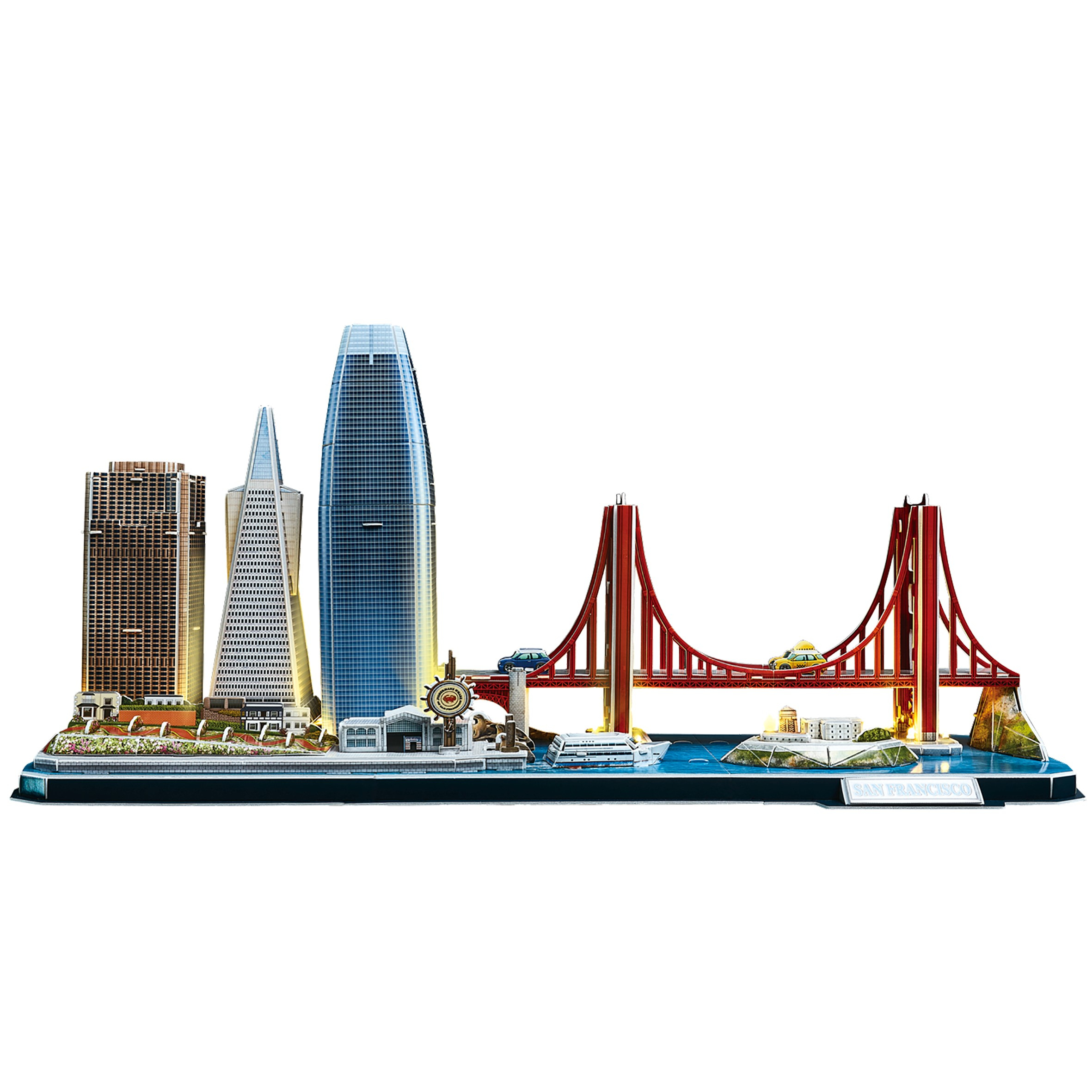 Van der Meulen   3d Puzzel City Line San Francisco LED