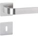 Hermat béquille EVOLUTION en acier inoxydable, BB - Porte de chambre acier inoxydable mat