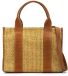 Pikolinos Altafulla Damestas Leer Textiel Tote Bag Vrouwen Bruin