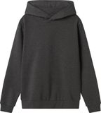 Lmtd NAME IT - NLNNIZU LS BRU SWEAT W. HOOD NOOS - Unisex - Sweaters - Maat 170/176 - Katoen - Grijs