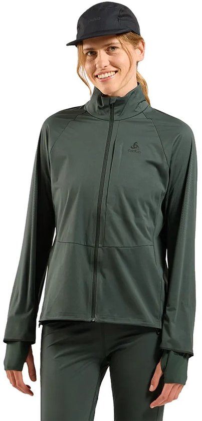 Odlo Zeroweight Pro Warm Reflective Jas Groen L Vrouw